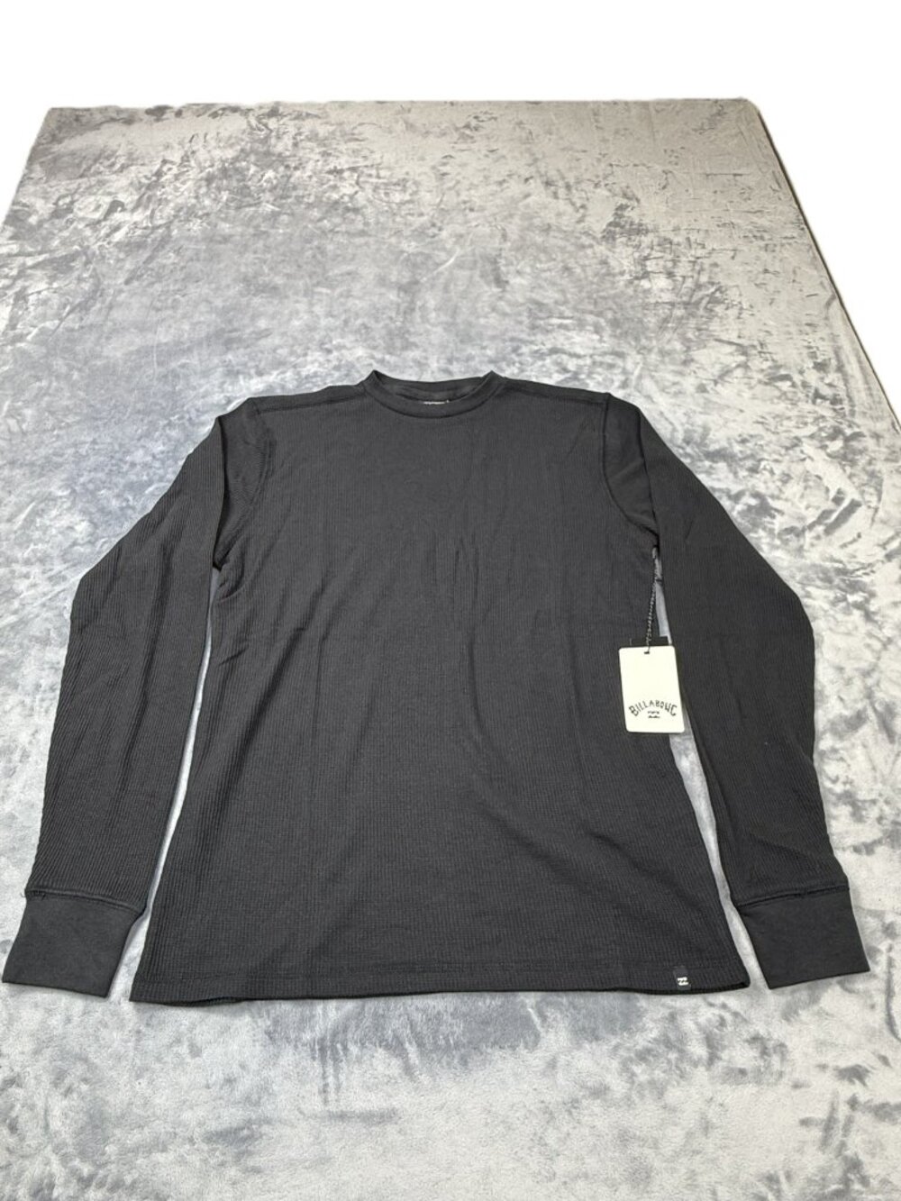 Billabong Mens Essential Thermal Long Sleeve Shirt Black ABYKT00213 Medium NWT